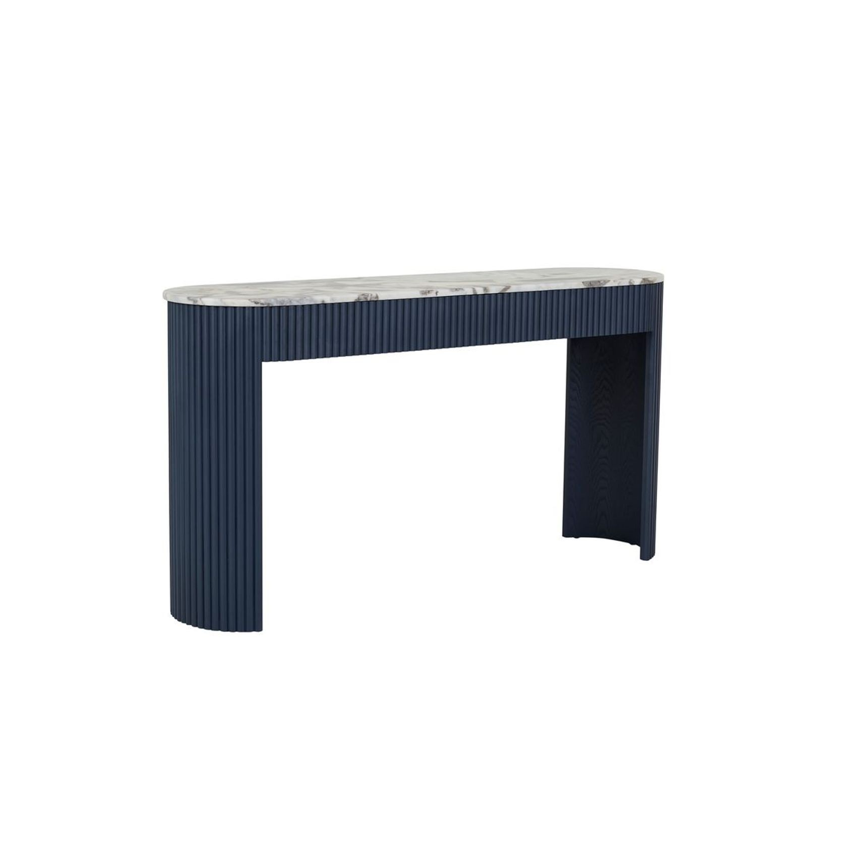 Benjamin Ripple Grand Marble Console gallery detail image