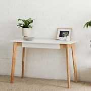 Byron Console Table | 1 Drawer | Natural Hardwood gallery detail image