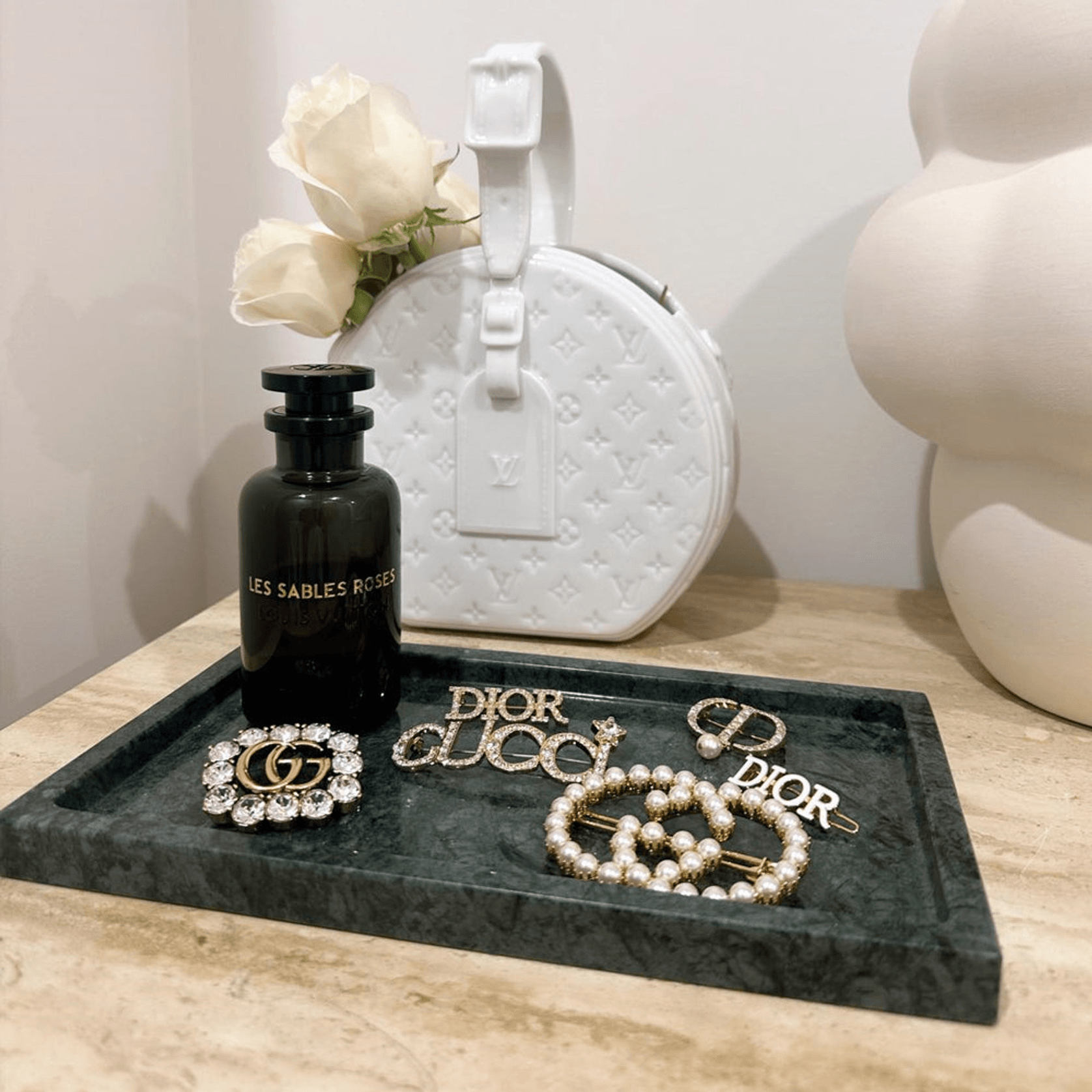 Wolf Hallway Console - Veincut Travertine | Natural Stone Co. gallery detail image