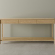 Nordica Console Table - Natural Oak 172cm gallery detail image