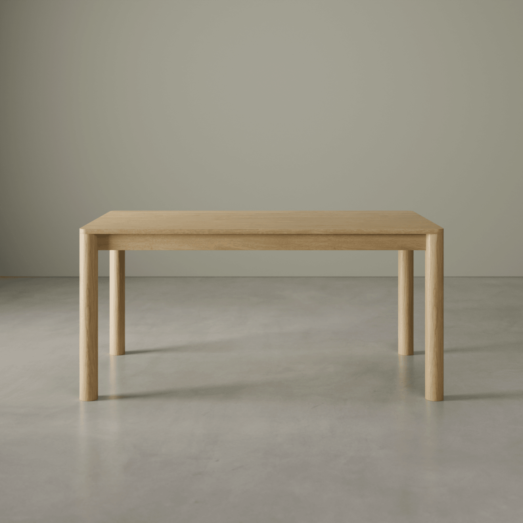 Nordica Dining Table - Solid Oak 160 x 90cm gallery detail image