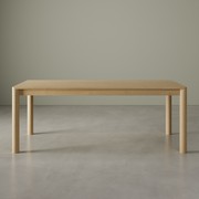 Nordica Dining Table - Solid Oak 200 x 95cm gallery detail image