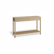 Nordica Console Table - Natural Oak 115cm gallery detail image