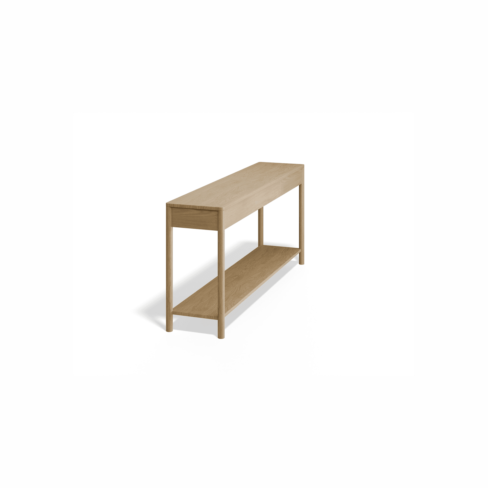 Nordica Console Table - Natural Oak 172cm gallery detail image