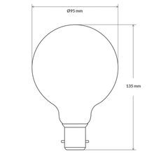 LED Filament Bulb G95 B22 gallery detail image