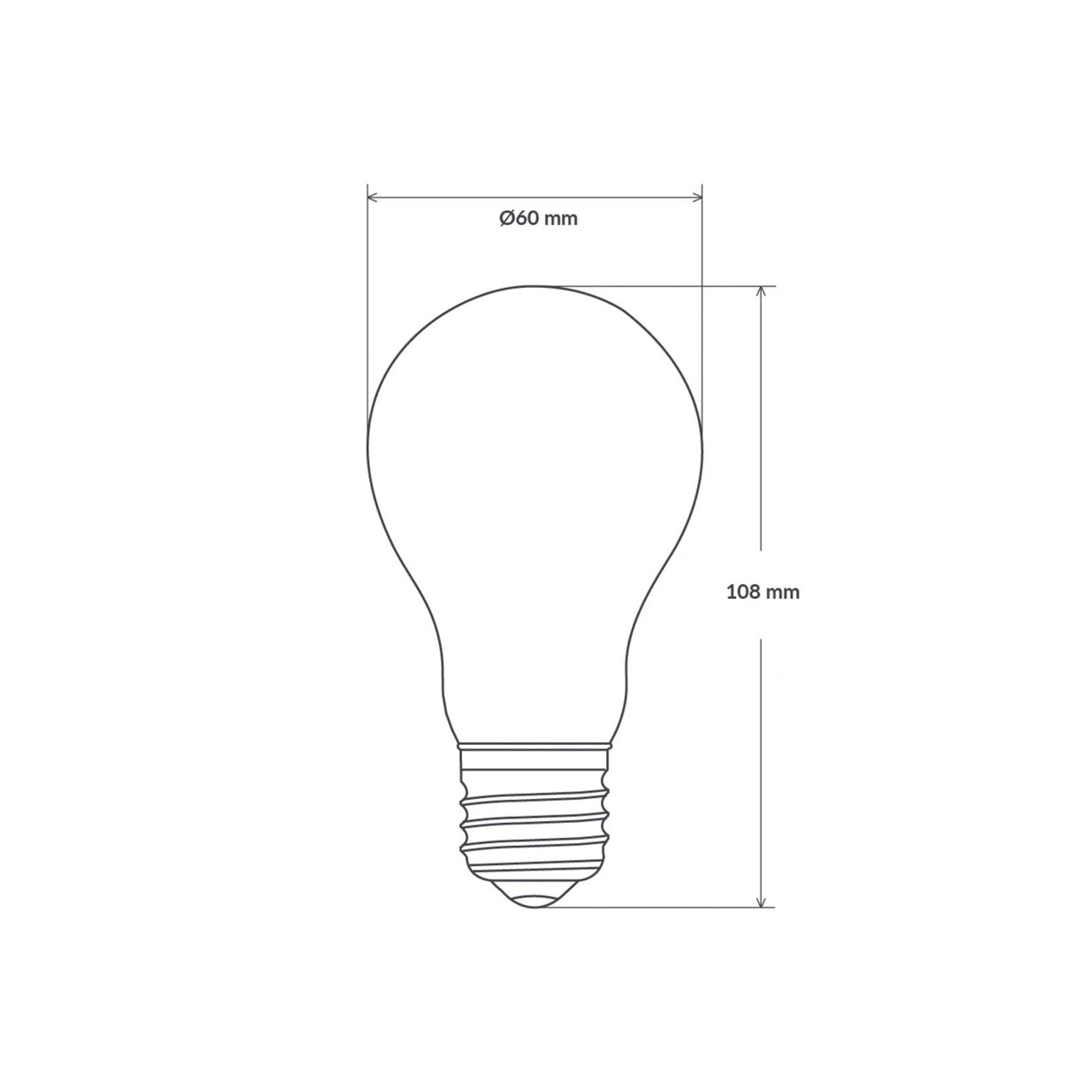 LED Filament Bulb GLS Frosted gallery detail image