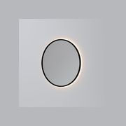 Code Solace Round Framed Gunmetal Led Mirror - 3 Sizes gallery detail image