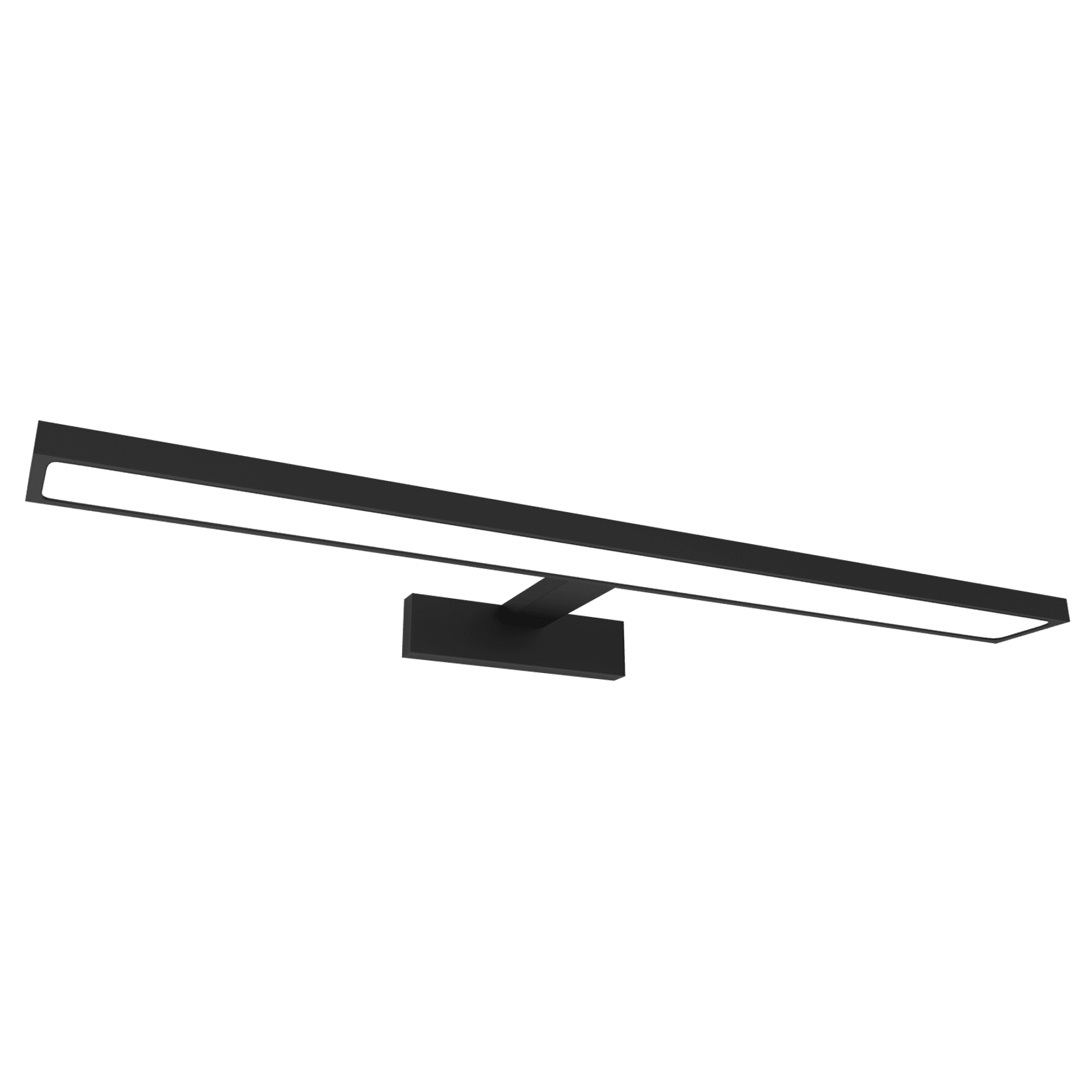 Stark 800mm Extendable Mirror Wall Light Satin Black gallery detail image