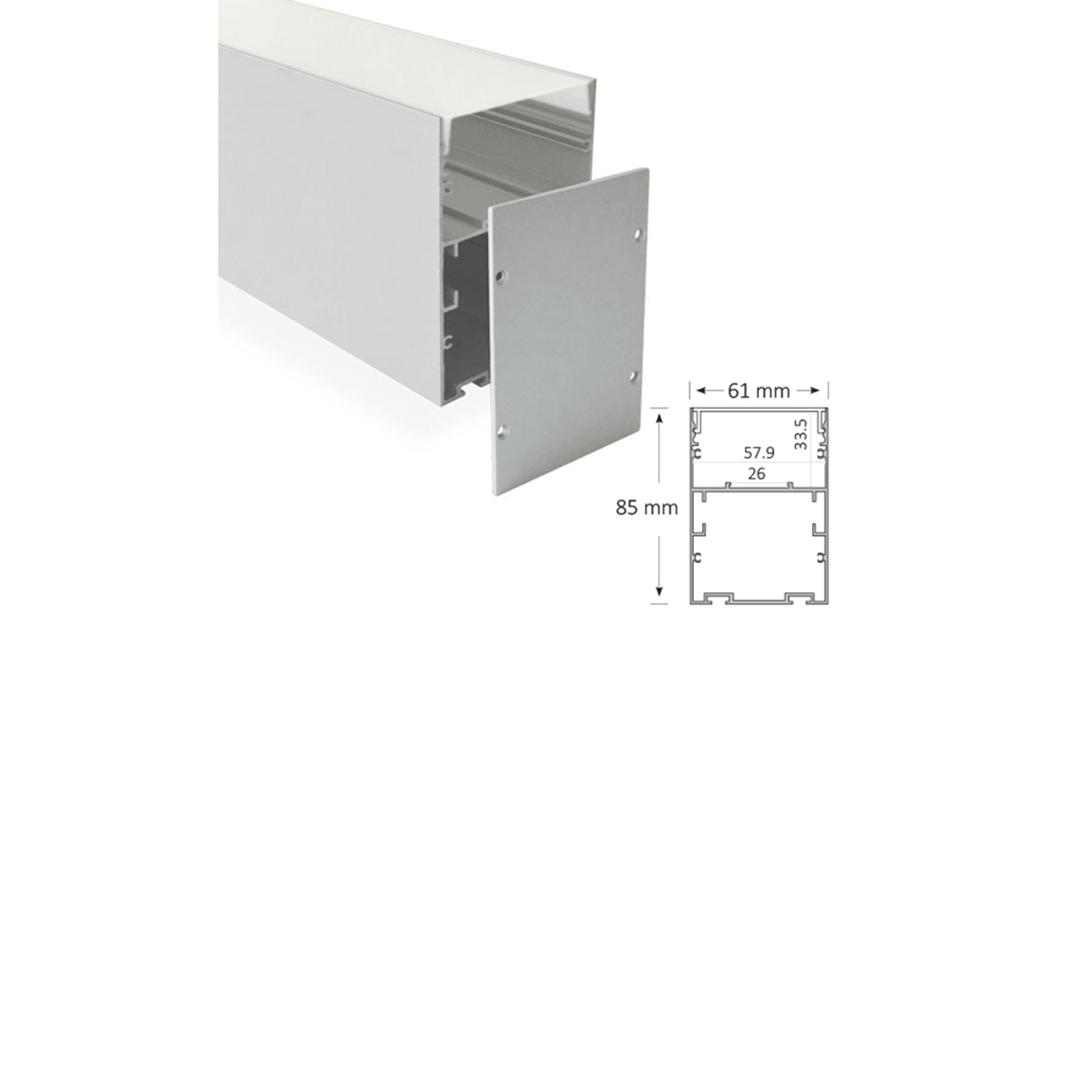 Pendant Linear Extrusion Lighting gallery detail image