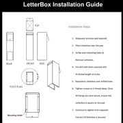 Ponga - Free Standing Letterbox - Medium Size gallery detail image