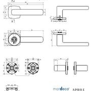 AS APRILE Ixia Square Radius Rose QR SLIM 7MM gallery detail image