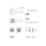 AS APRILE Ixia Square Radius Rose QR SLIM 7MM gallery detail image