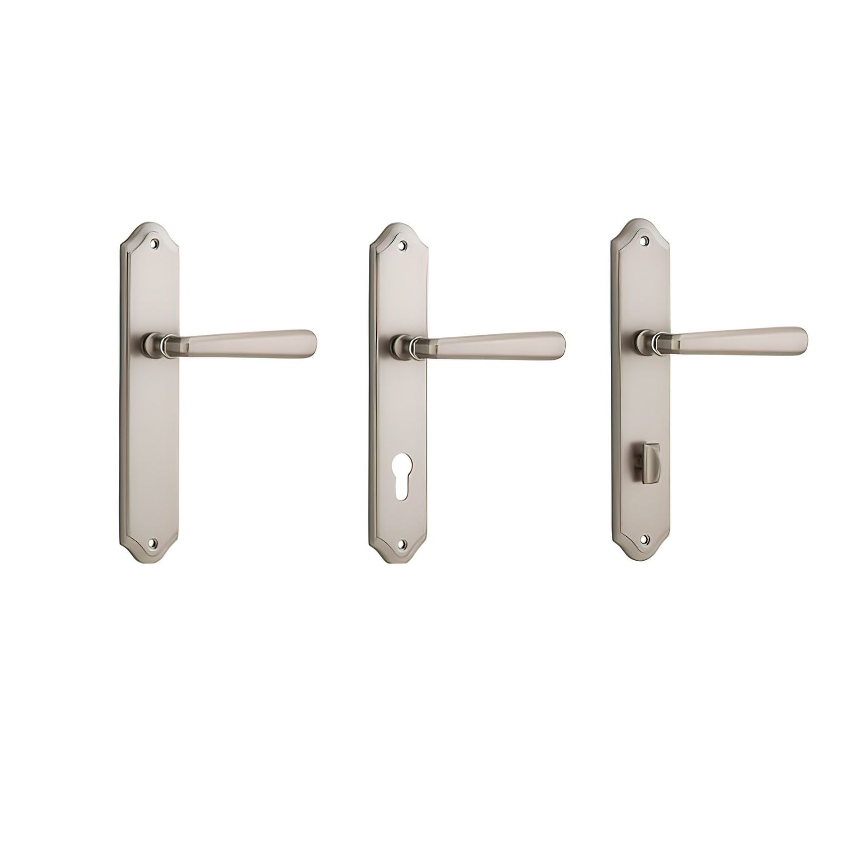 Iver Copenhagen Door Lever on Shouldered Backplate gallery detail image