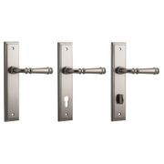 Iver Verona Door Lever on Stepped Backplate Satin Nickel - Customise to your needs gallery detail image