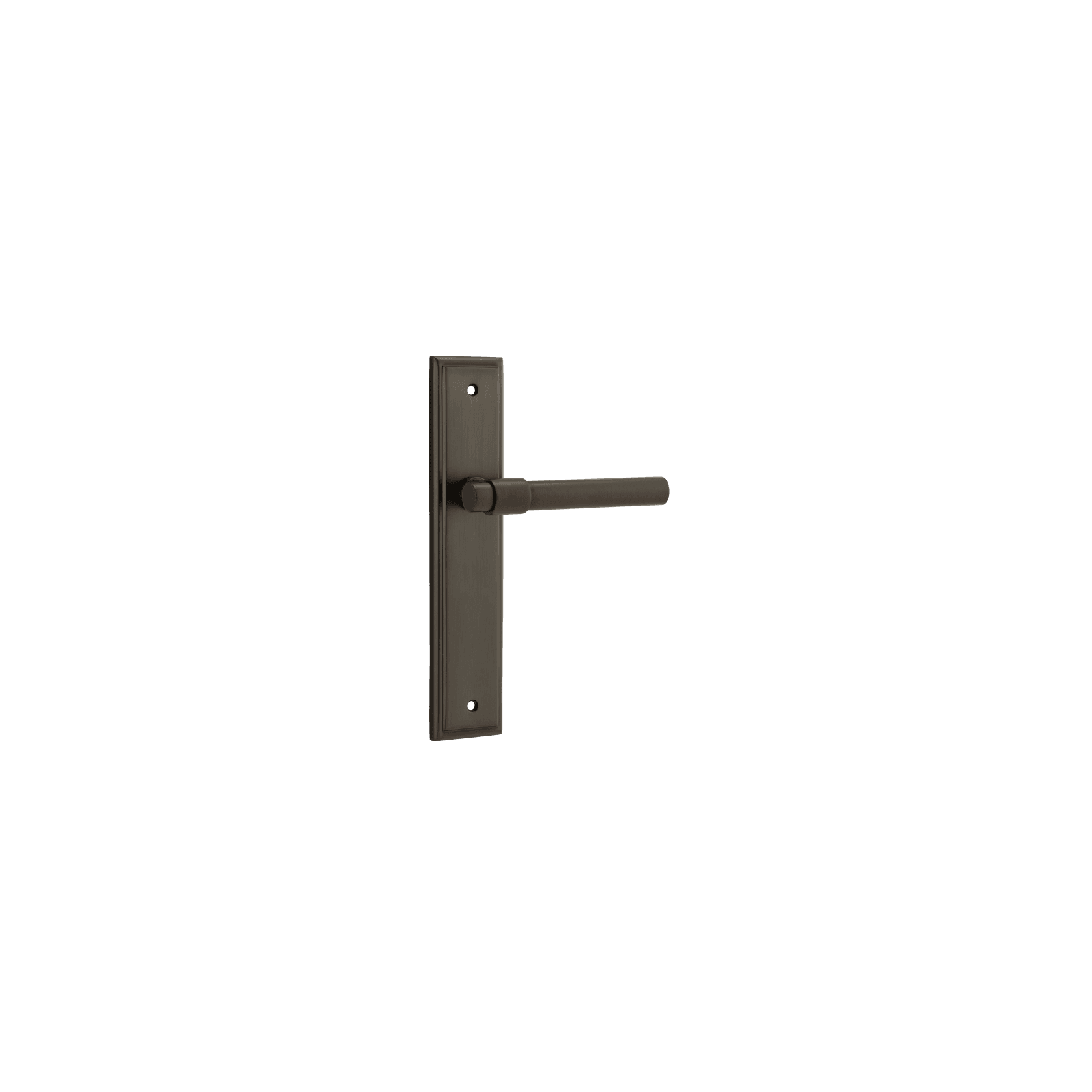 Helsinki Door Lever Stepped Backplate gallery detail image