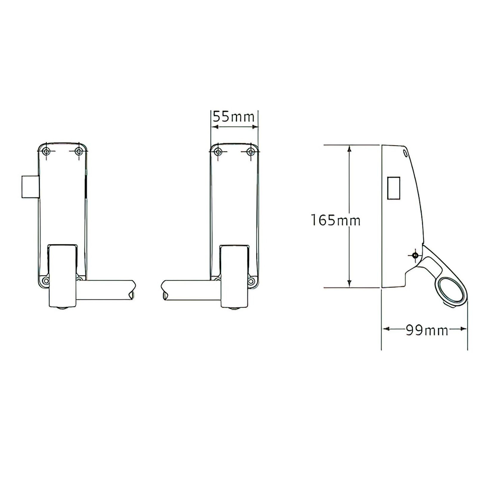 Briton Door Reversible Rim Panic Latch Commercial Grade Fire Rated B378ESE gallery detail image