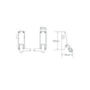 Briton Door Reversible Rim Panic Latch Commercial Grade Fire Rated B378ESE gallery detail image