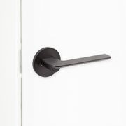 GUNMETAL GREY Door Handle PRIVACY (63mm rose) I Mucheln EDGE Series gallery detail image