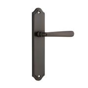 Iver Copenhagen Door Lever on Shouldered Backplate Signature Brass gallery detail image