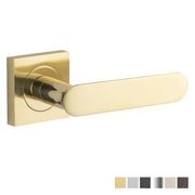 Iver Bronte Door Lever Handle on Square Rose Passage gallery detail image