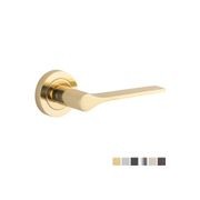 Iver Como Door Lever Handle on Round Rose Passage gallery detail image