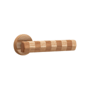 Straight Streaker Door Lever - Round Rose gallery detail image