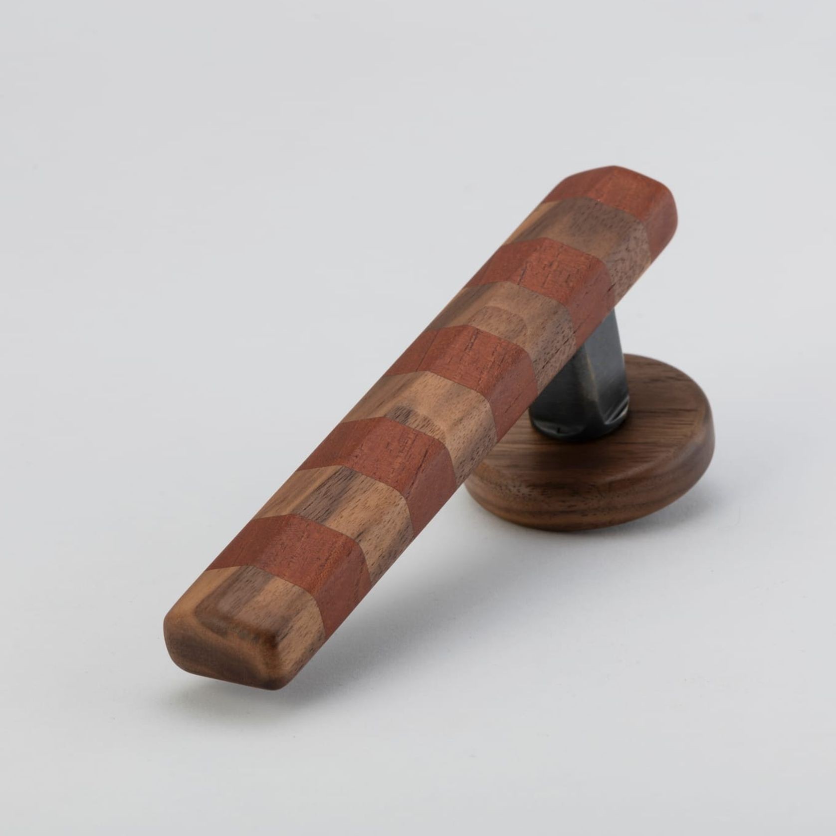 Straight Streaker Door Lever - Round Rose gallery detail image