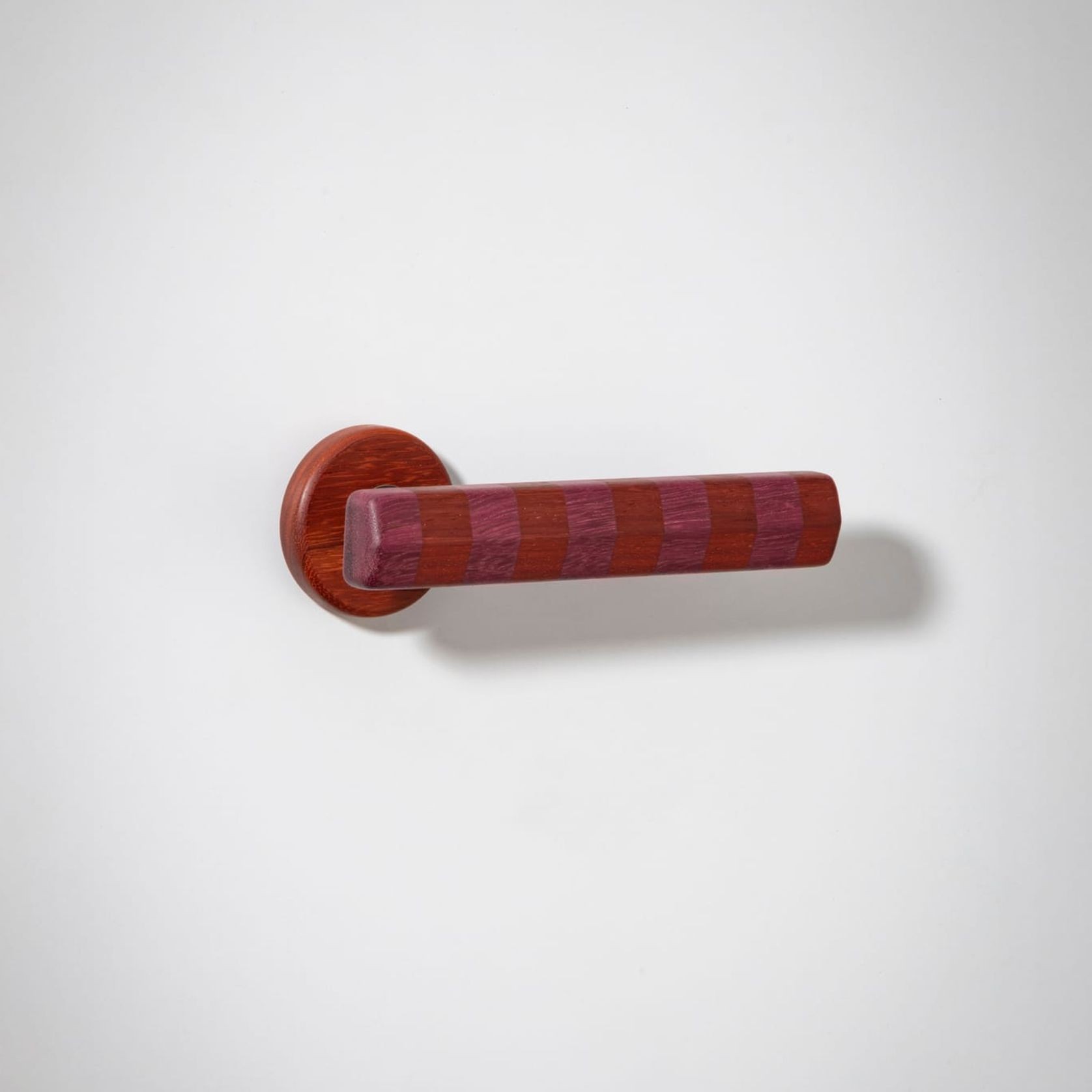 Straight Streaker Door Lever - Round Rose gallery detail image