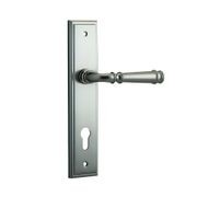Iver Verona Door Lever on Stepped Backplate Satin Nickel - Customise to your needs gallery detail image