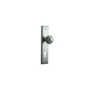 Iver Guildford Door Knob on Stepped Backplate Satin Nickel - Customise to your needs gallery detail image