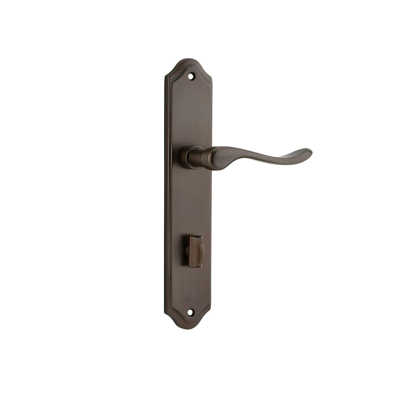 Iver Stirling Lever on Shouldered Backplate Signature Brass gallery detail image