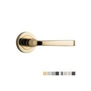 Iver Annecy Door Lever Handle on Round Rose gallery detail image