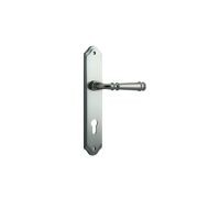 Iver Verona Door Lever on Shouldered Backplate Satin Nickel - Customise to your needs gallery detail image