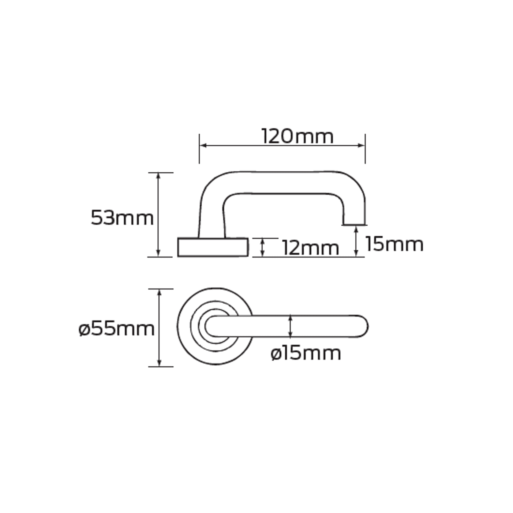 Legge 6000 Series Alpha (29) Door Lever gallery detail image