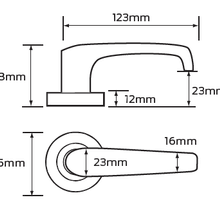 Legge 8000 Series Ergo (62) Door Furniture gallery detail image