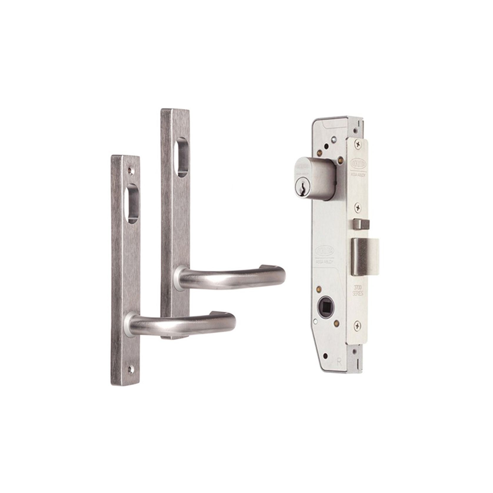 Cerradura Vachette Hor. Éco Fouil. Cyl.GHE 6406 G/SC - Para Puertas De Entrada O Interiores, Determina Mano Izquierda/derecha