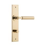 Iver Berlin Door Lever on Chamfered Backplate gallery detail image