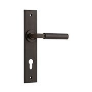 Iver Berlin Door Lever on Chamfered Backplate gallery detail image
