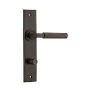 Iver Berlin Door Lever on Chamfered Backplate gallery detail image