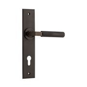 Iver Brunswick Door Lever on Chamfered Backplate gallery detail image