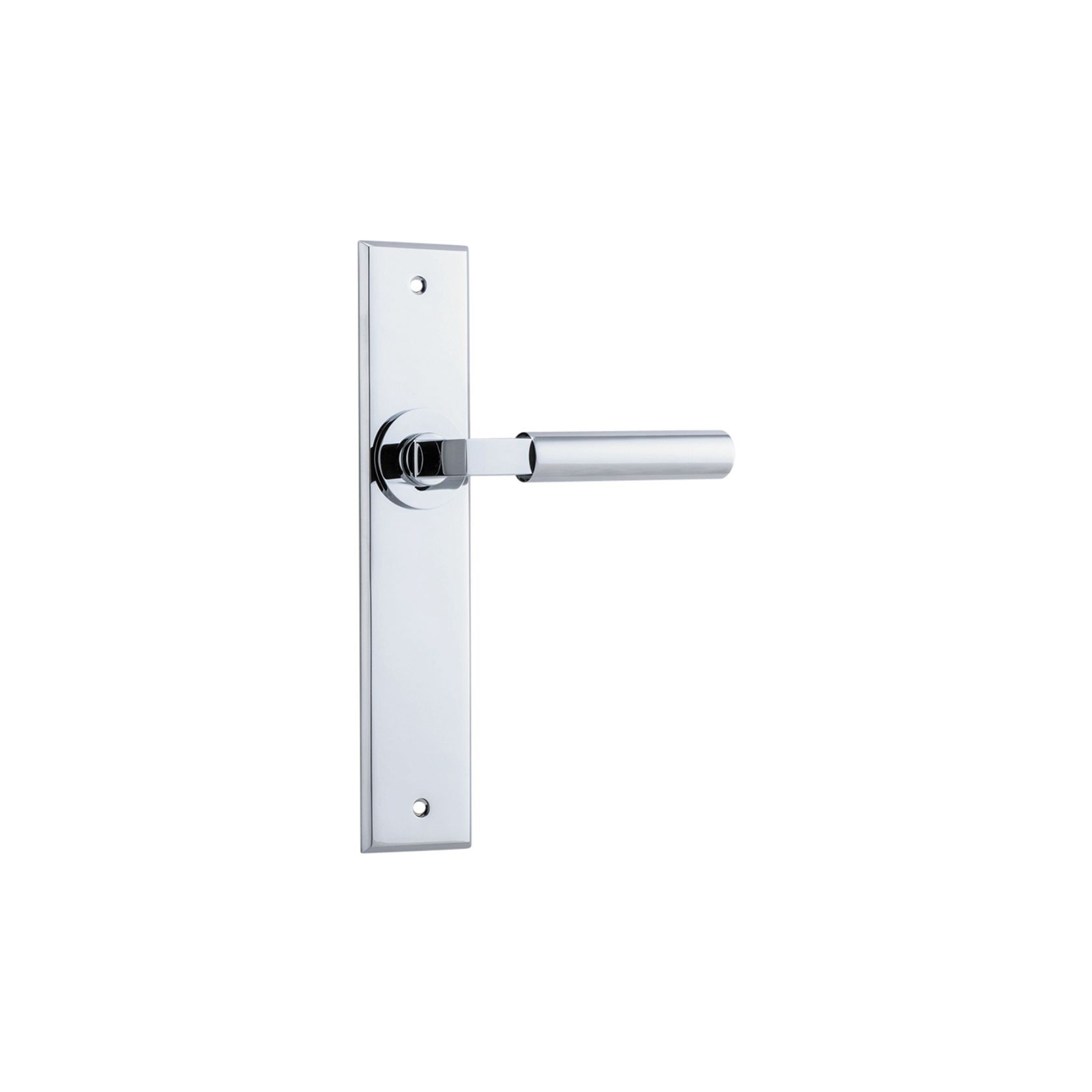 Iver Berlin Door Lever on Chamfered Backplate gallery detail image