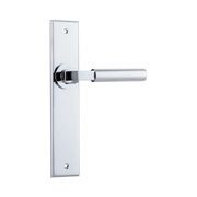 Iver Berlin Door Lever on Chamfered Backplate gallery detail image
