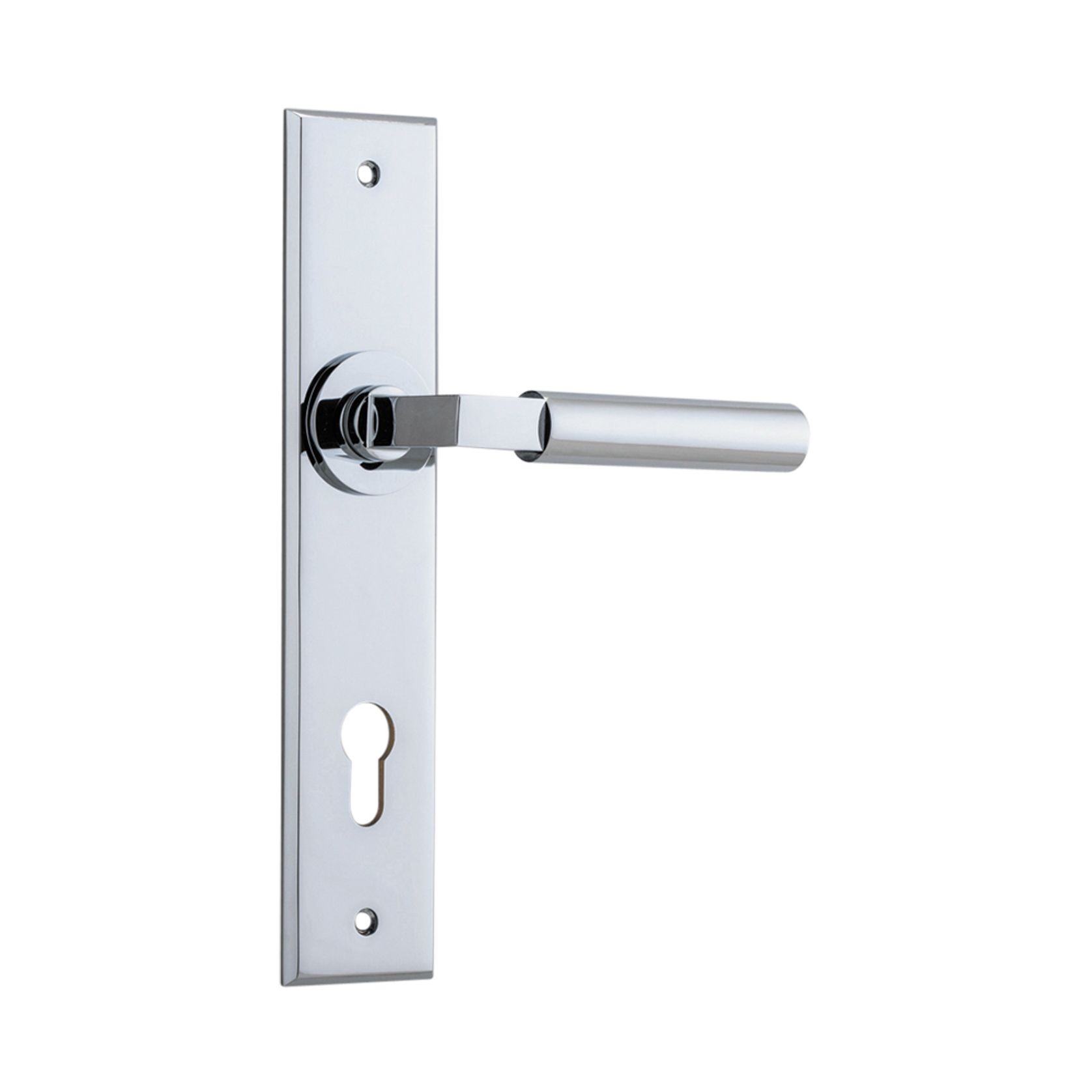 Iver Berlin Door Lever on Chamfered Backplate gallery detail image