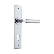 Iver Berlin Door Lever on Chamfered Backplate gallery detail image