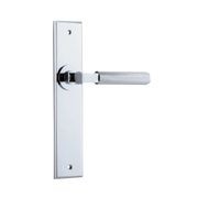 Iver Brunswick Door Lever on Chamfered Backplate gallery detail image