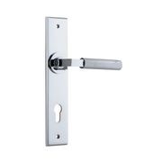 Iver Brunswick Door Lever on Chamfered Backplate gallery detail image