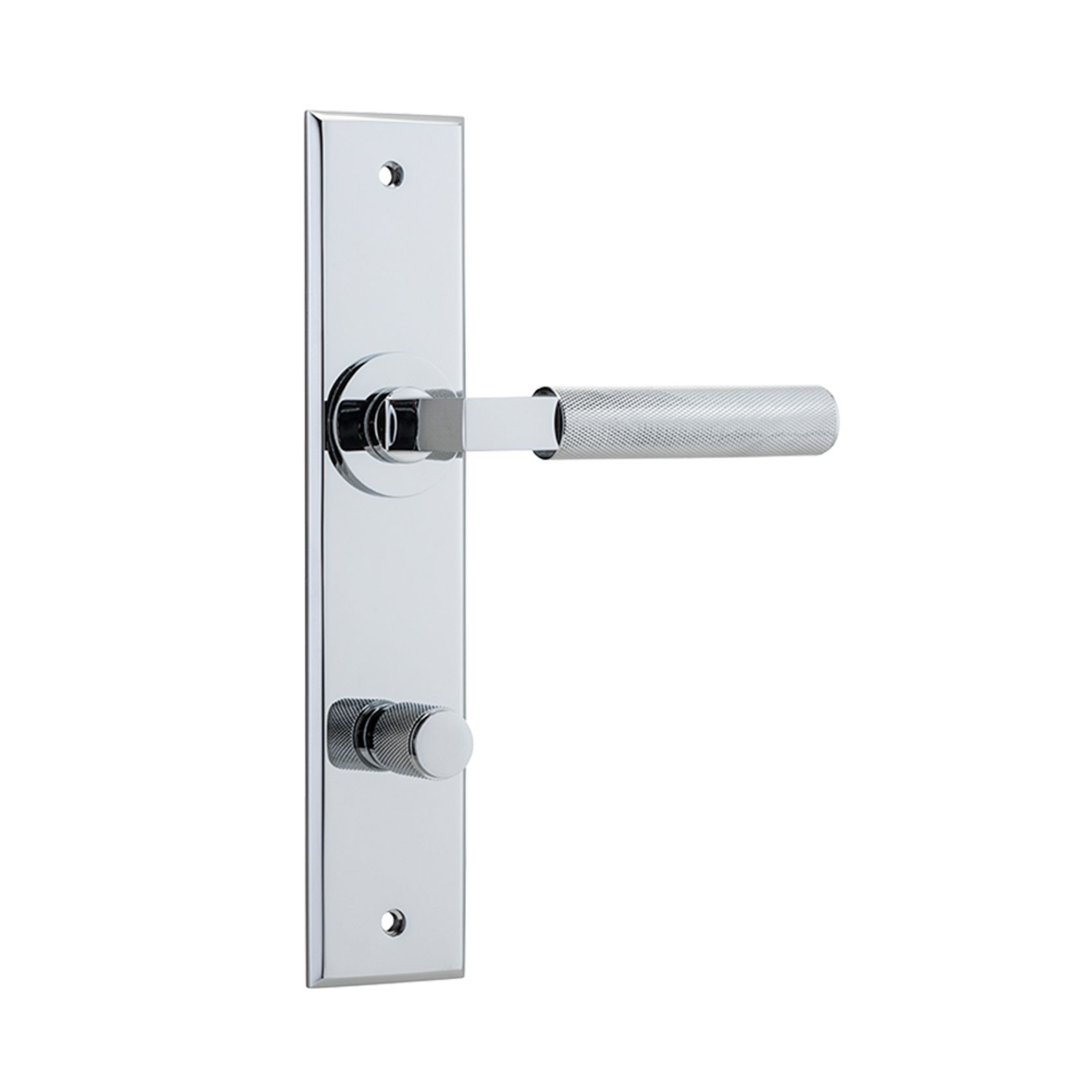 Iver Brunswick Door Lever on Chamfered Backplate gallery detail image