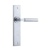 Iver Berlin Door Lever on Chamfered Backplate gallery detail image