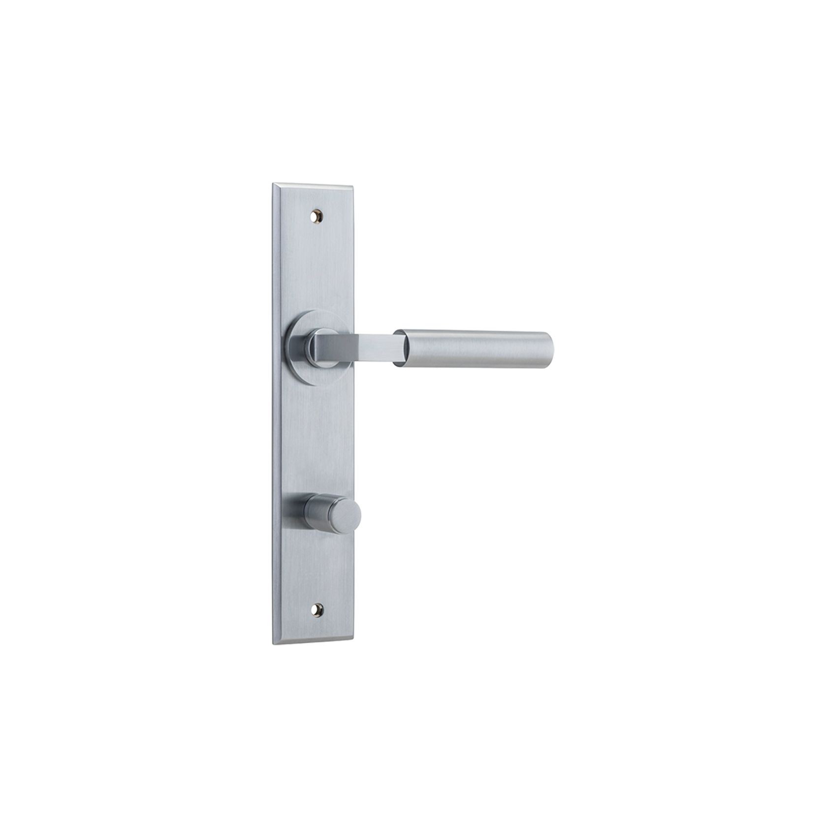 Iver Berlin Door Lever on Chamfered Backplate gallery detail image