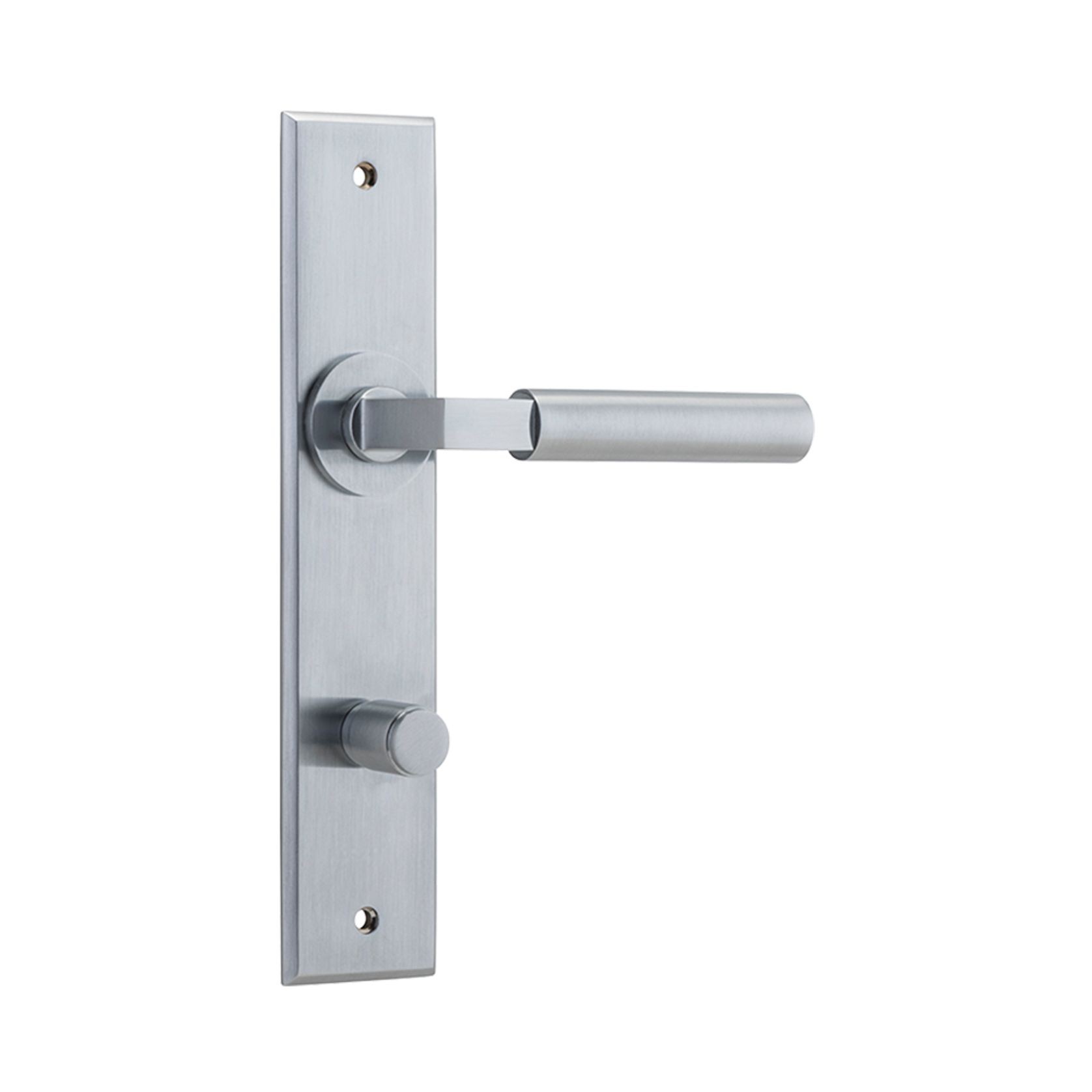 Iver Berlin Door Lever on Chamfered Backplate gallery detail image